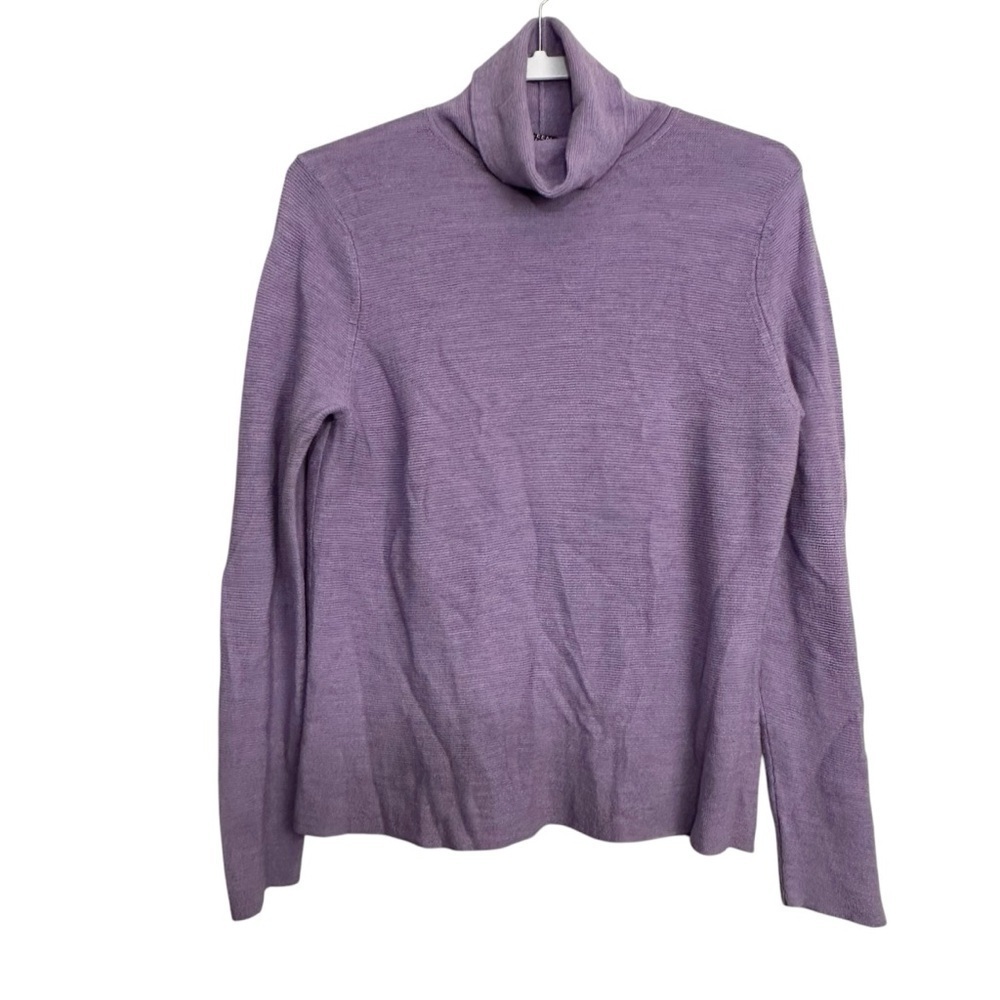 Eileen Fisher Merino Wool Turtleneck Sweater